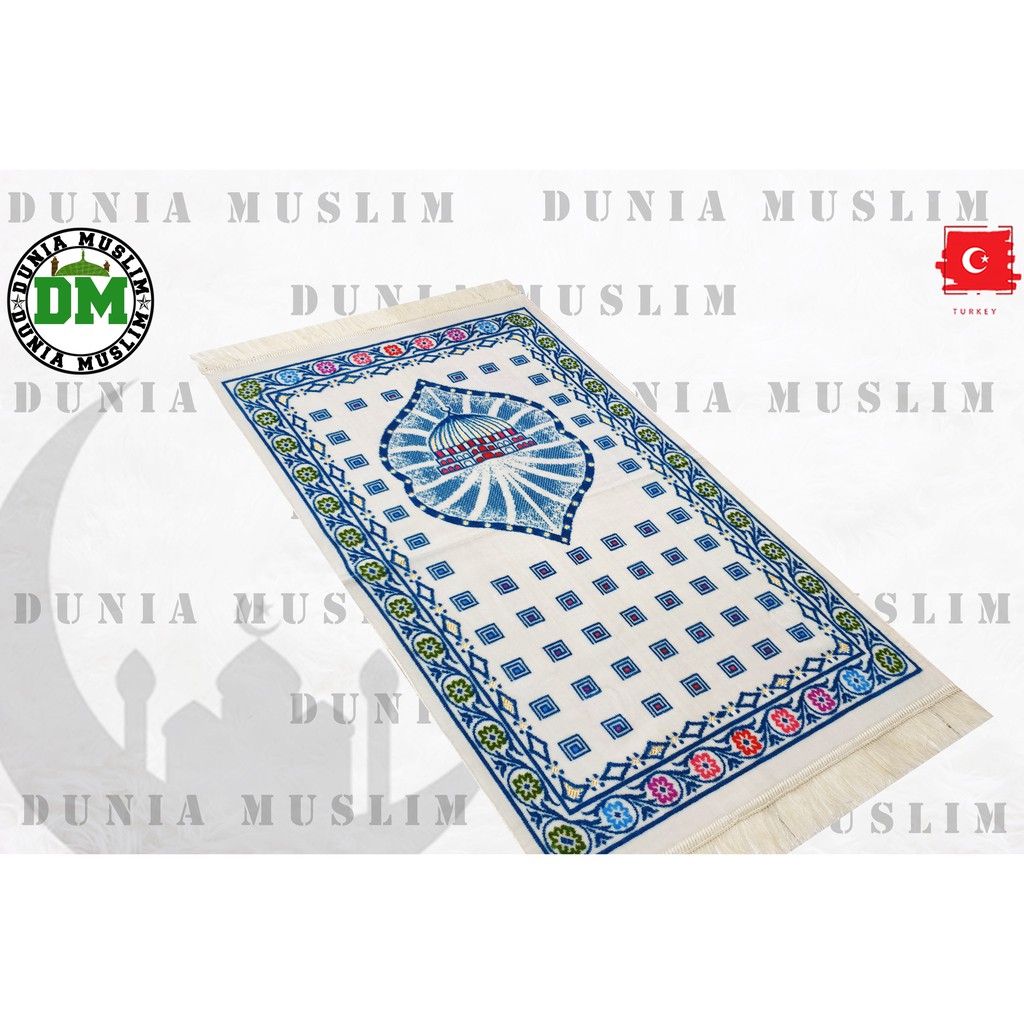 SAJADAH MURAH BAHAN LEMBUT SOUVENIR HAJI DAN UMROH UKURAN 70X110 BISA COD