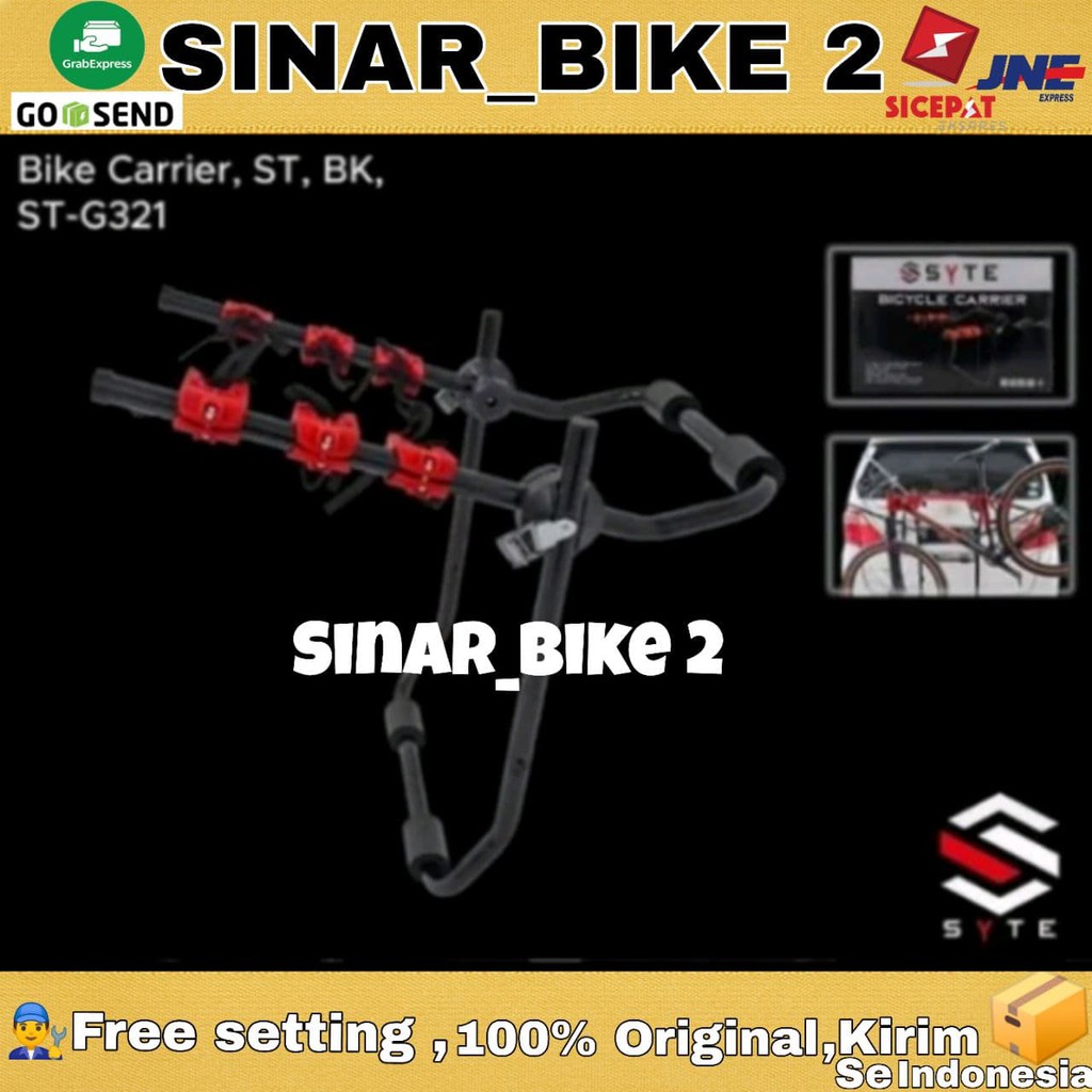 Bike Carrier/Car Bike/Car Bike Carrier/Rak Sepeda Mobil Merk Syte ST-G321