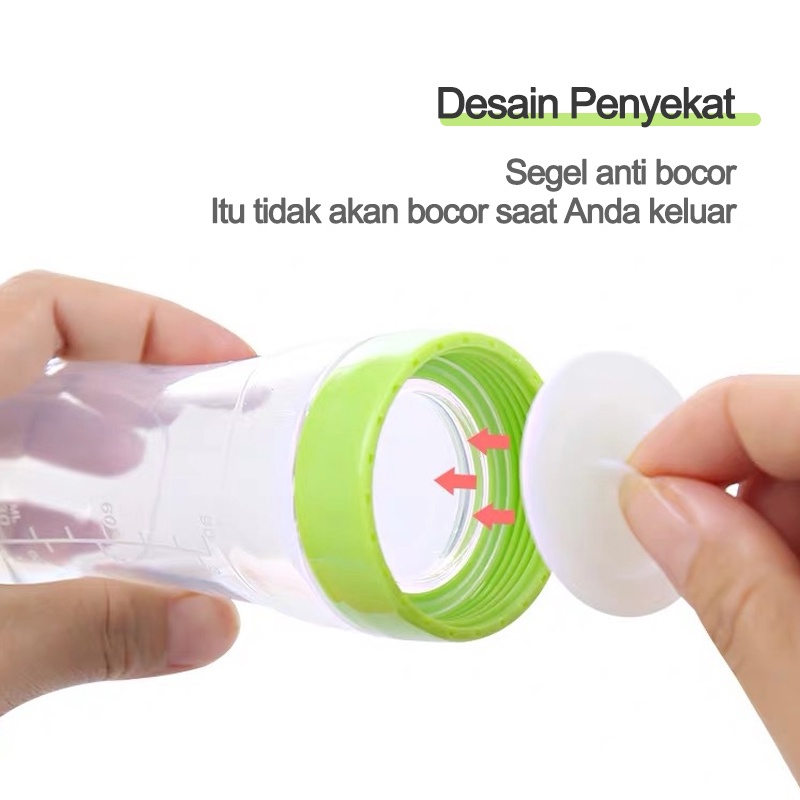 Silicone Sendok Makan Bayi/Sendok Makan Bayi Botol Dot SIlikon Praktis Silicone Baby Spoon Dispenser/90ml Sendok Silikon Bayi  L50