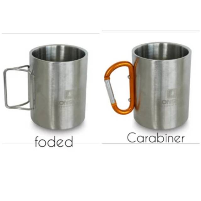 Consina Mug Outdoor Gelas Camping Mug Stainless Steel Original