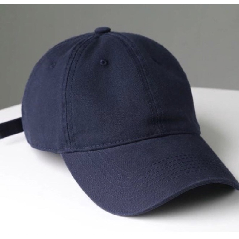 Topi baseball pria keren caps topi polos pria wanita terbaru bahan rafael denim