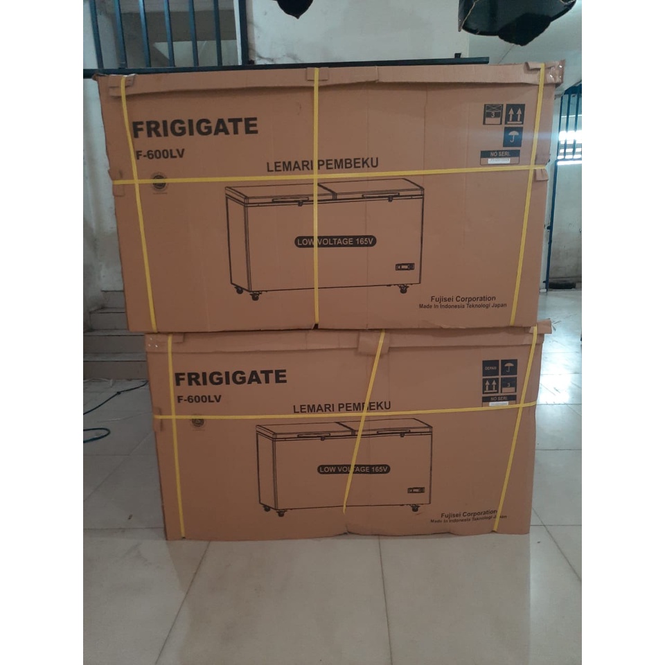 FRIGIGATE F 600 LV CHEST FREEZER BOX 600 L LEMARI PEMBEKU 600 LITER