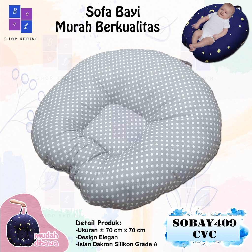 ✨ BeeL Shop ✨Sofa Bayi Newborn Sobay Multifungsi Perlengkapan Bayi Baru Lahir Baby Gift Set-SOBAY409CVC