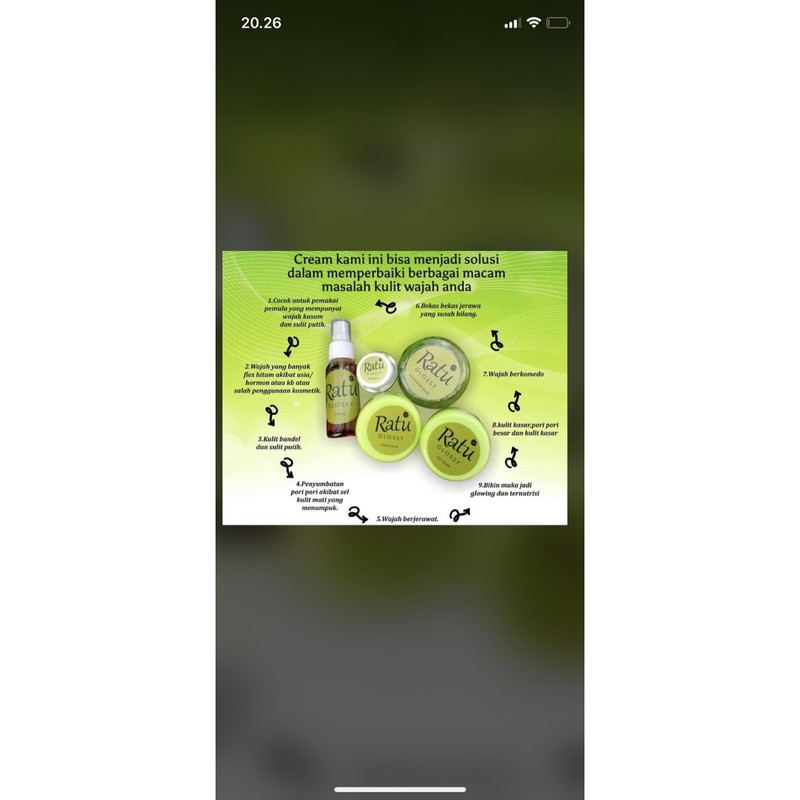 CREM RATU GLOSSY