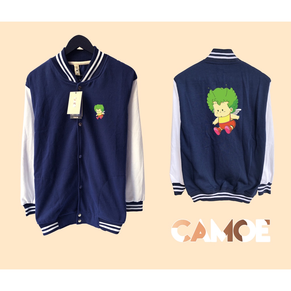 jaket varsity baseball premium gatchan dragon ball