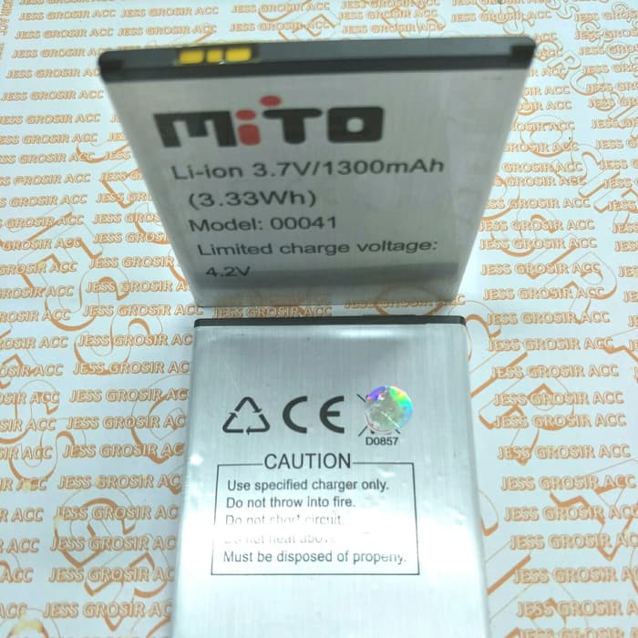 Baterai Battery Batre Original Oem MITO BA-00041 , BA00041 , A355