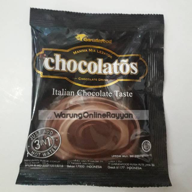 

Chocololatos drink minuman coklat instan sachet