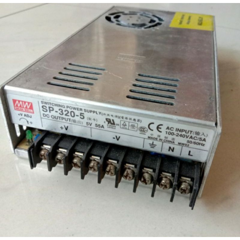 Power Supply Mean Well 5V 55A SP-320-5