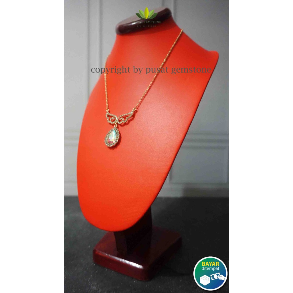 Display Pajangan Kalung Besar Tebal Bahan Premium