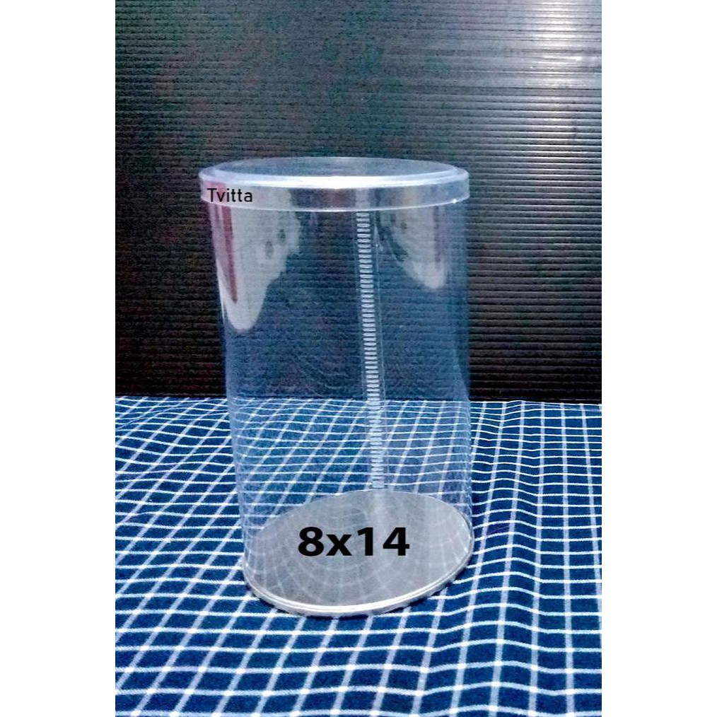 GOJEK/GRAB TABUNG MIKA KALENG TOPLES 8X14 CM