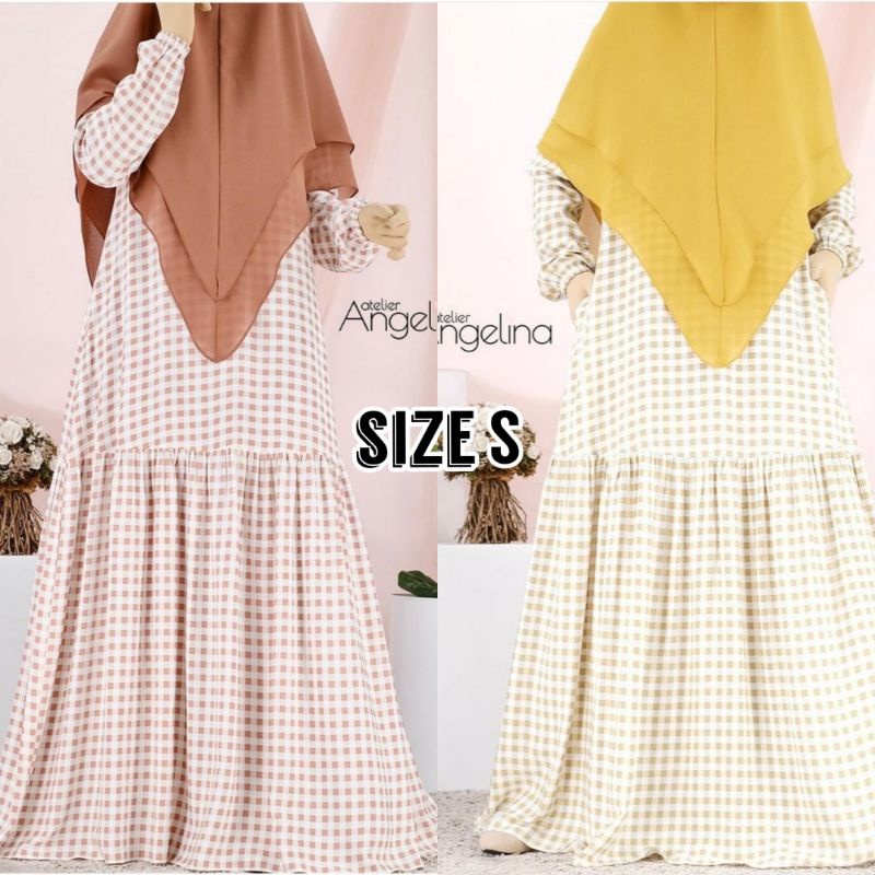Sofia Dress Gingham Atelier Angelina Maret 2022
