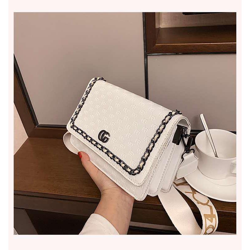 BJ15589 - BLACK/GREEN/RED/WHITE - TAS WANITA FASHION IMPORT MODIS ELEGAN TERMURAH TERLARIS TERBARU BAGSTORE JAKARTA TAS BATAM ELJ5589