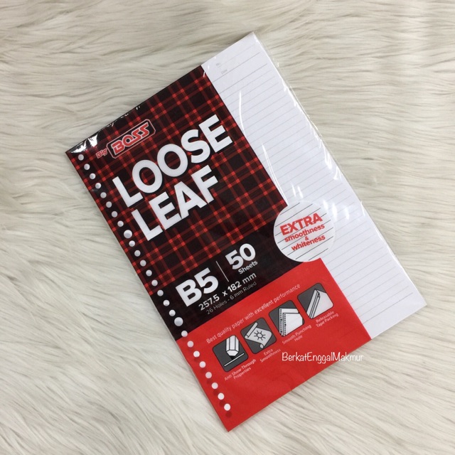 Jual Isi Binder Loose Leaf B5 Isi 50 Indonesia Shopee Indonesia