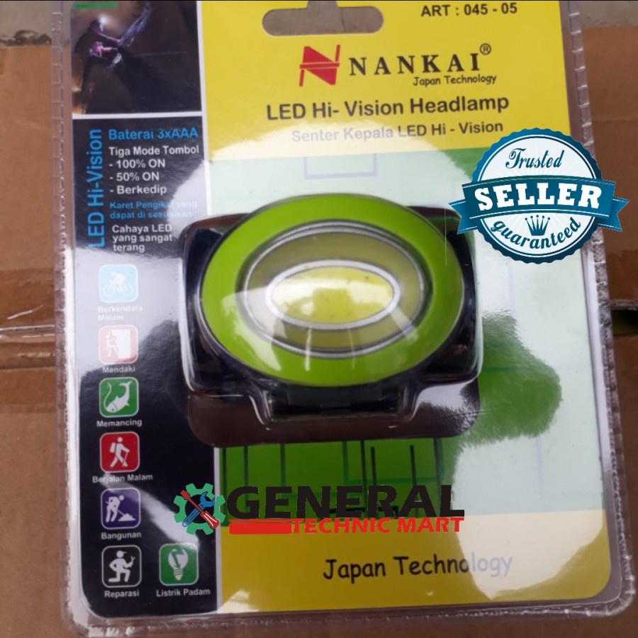 Senter kepala Head Lamp LED Hi-Vision