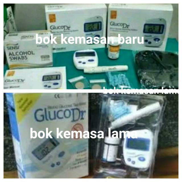 Alat gluco dr biosensor komplit+strip 25