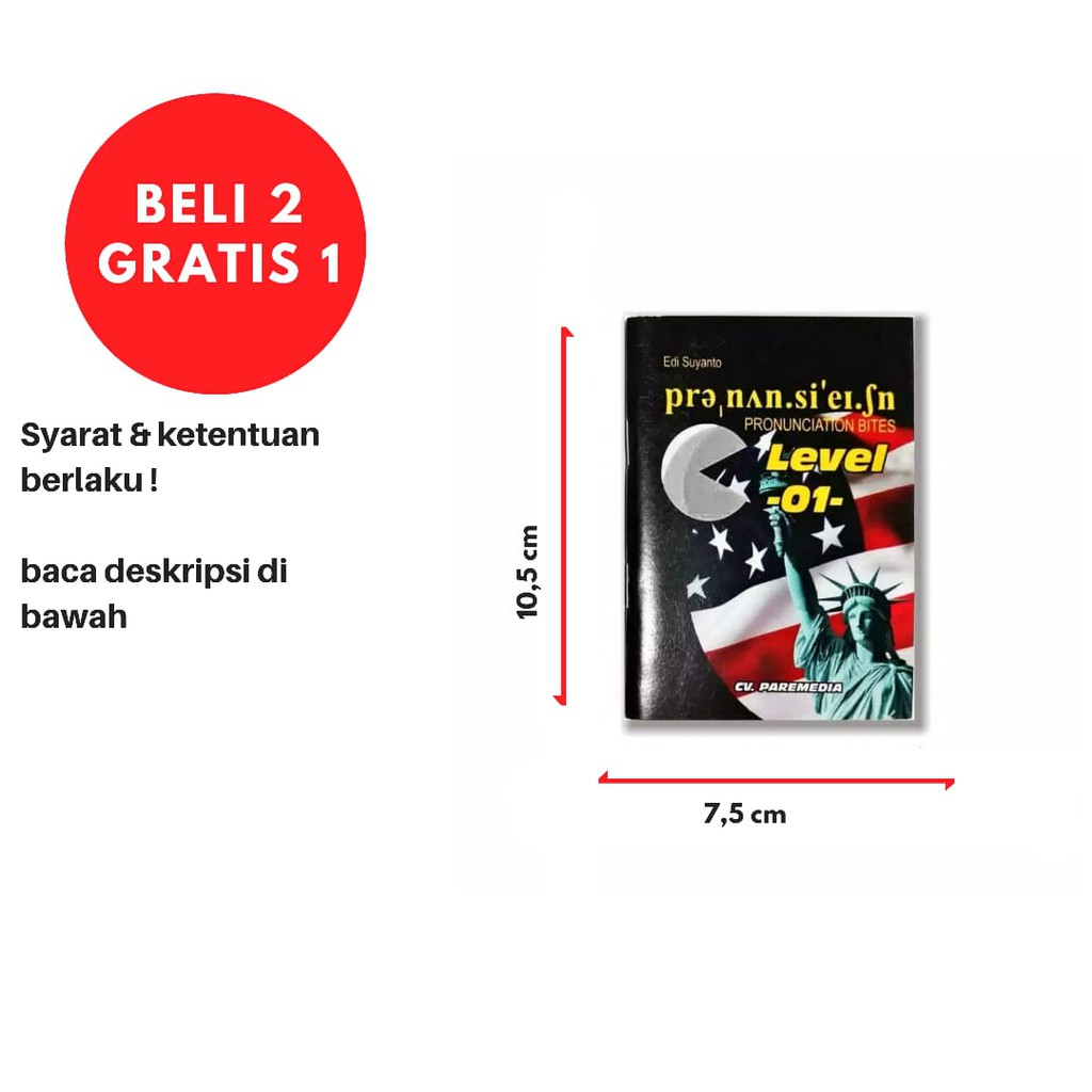Buku Pronunciation /  Buku Bahasa Inggris / Buku kampung inggris / buku belajar bahasa inggris / ing