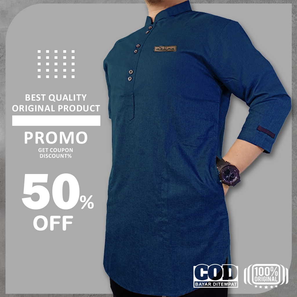 Baju Koko Kurta Pakistan Pria Dewasa Premium Produk Terbaru Original Azlina