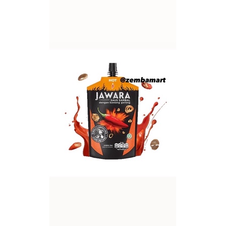 

Jawara Saus Samb Bawang Goreng Extra Hot Pouch 120ML