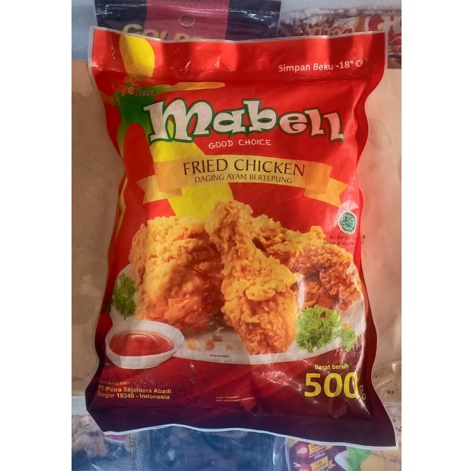 

FROZENFOOD MABELL FRIED CHICKEN 500g