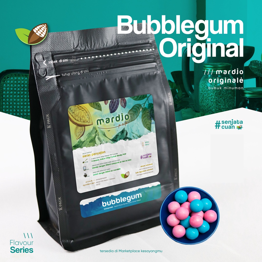 

Powder Bubblegum Permen Karet Original 1kg