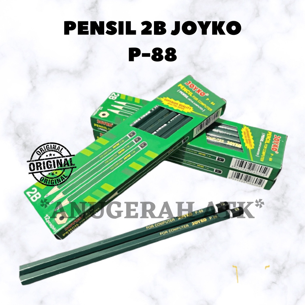 

Pensil / Pencil Kayu 2B Joyko P-88 / P 88 2B