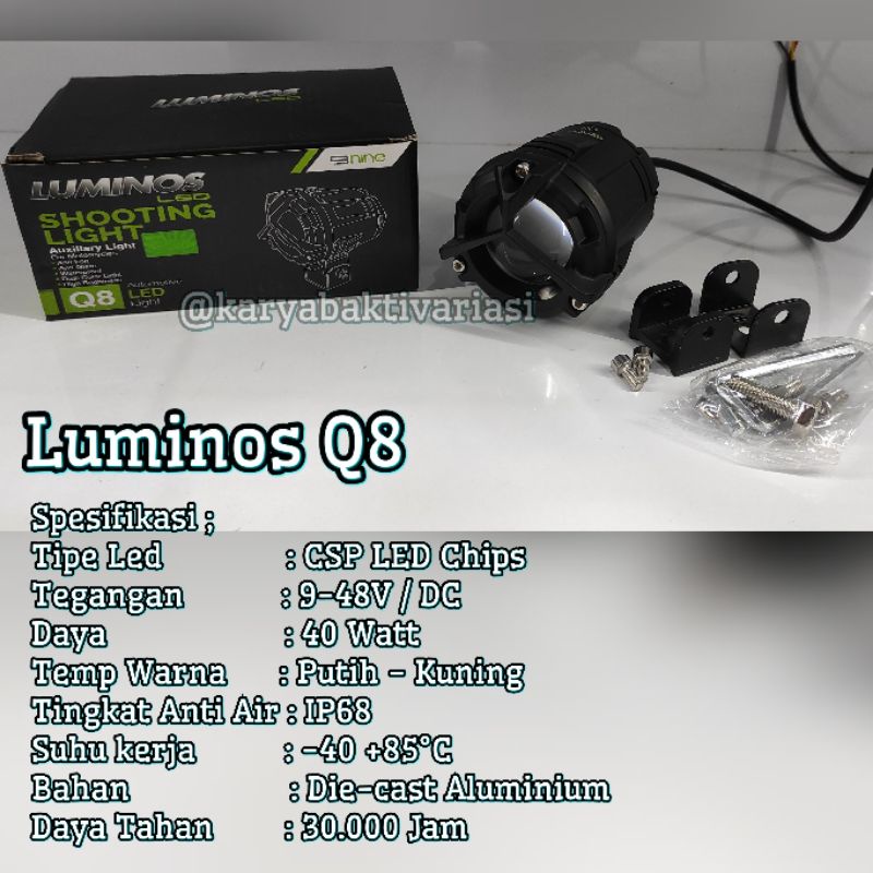 Lampu Nine Luminos Led Q8