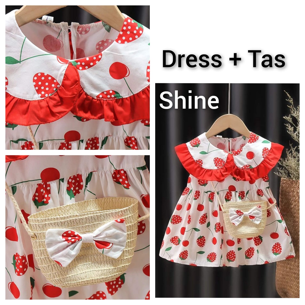 Dress Bayi Baju Anak Bayi Perempuan Gaun Pesta Anak Bayi Cewek Pakaian Bayi Perempuan Import-5