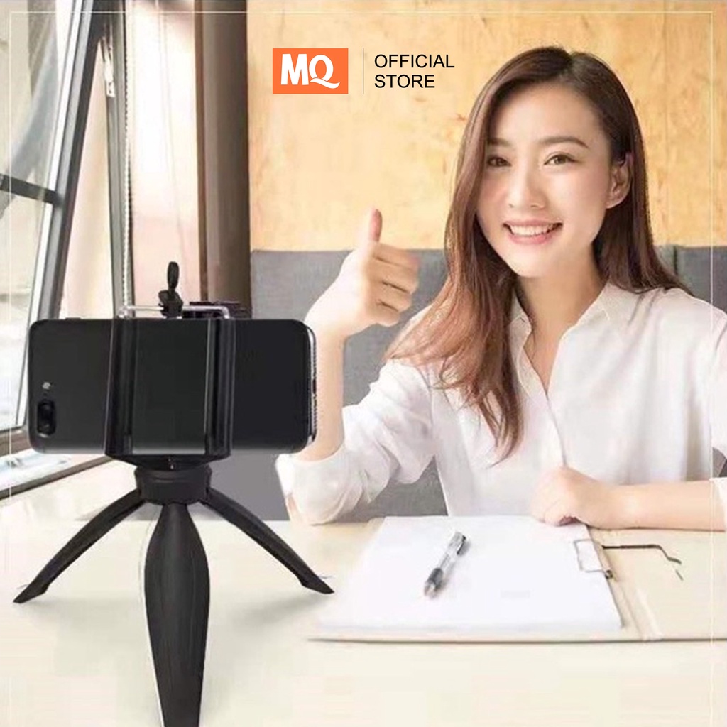 MQ Tripod Mini + Holder U Extendable For Handphone Strong Tripod