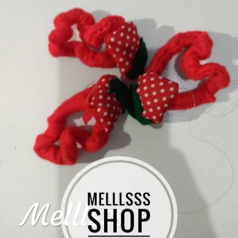 (STOK READY) IKAT RAMBUT STRAWBERRY