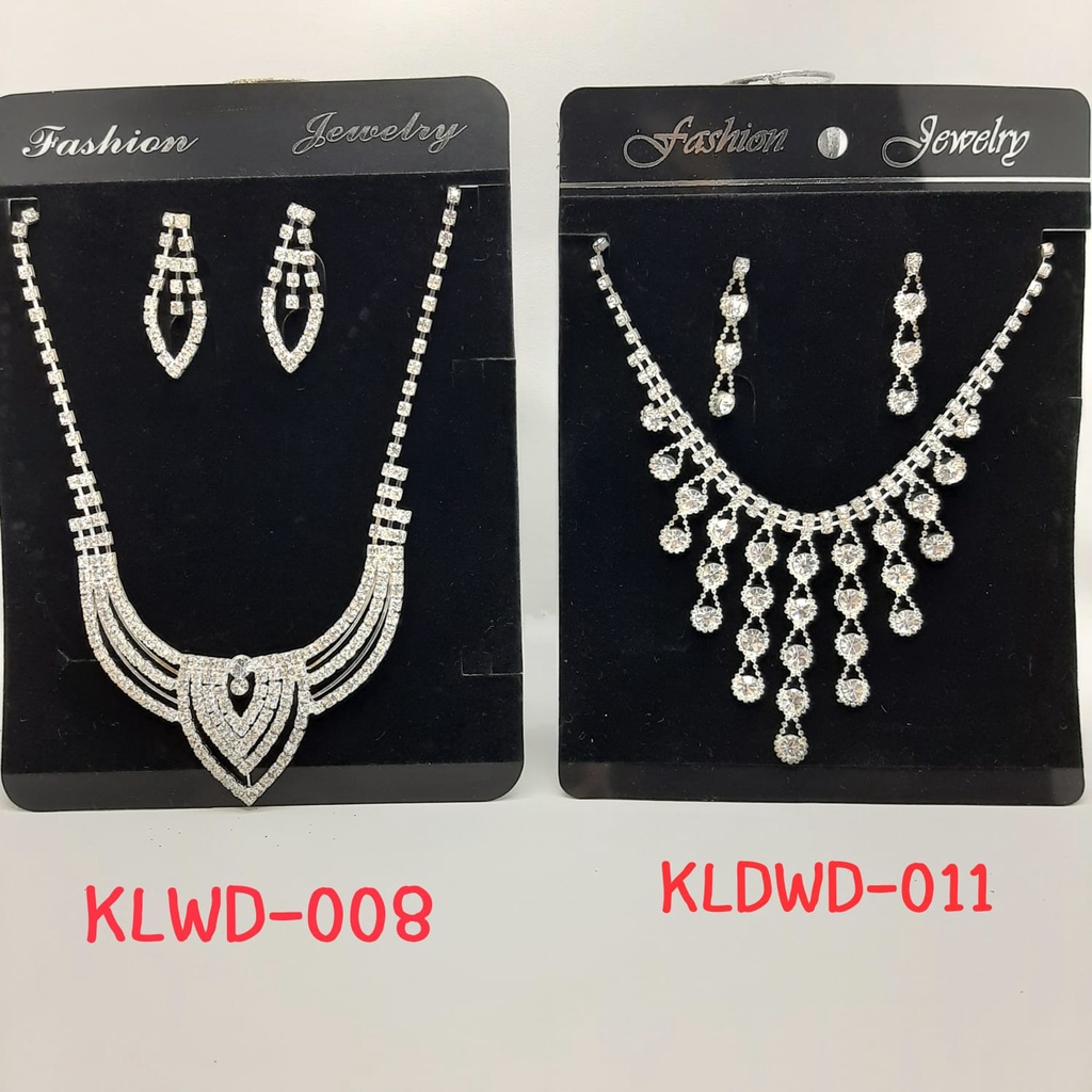 [TERMURAH] Set Kalung Anting Wedding / Kalung Anting Pengantin / Kalung Wedding Model Import