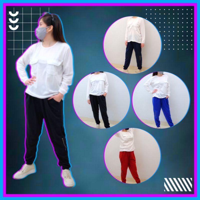 SETELAN BAJU OLAHRAGA WANITA SET TRANNING MURAH FASHION KOREA