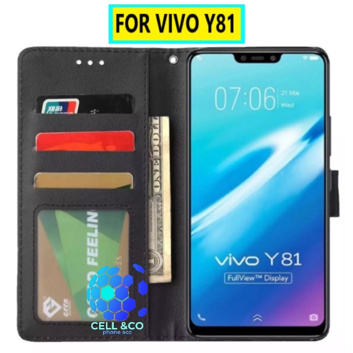 Flip cover VIVO Y81 Flip case buka tutup kesing hp casing hp flip case leather wallet