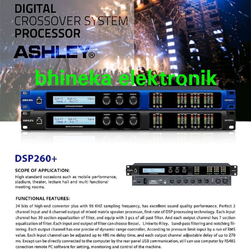 manegement ashley DSP260+ / dsp 260+ / dsp 260 + original