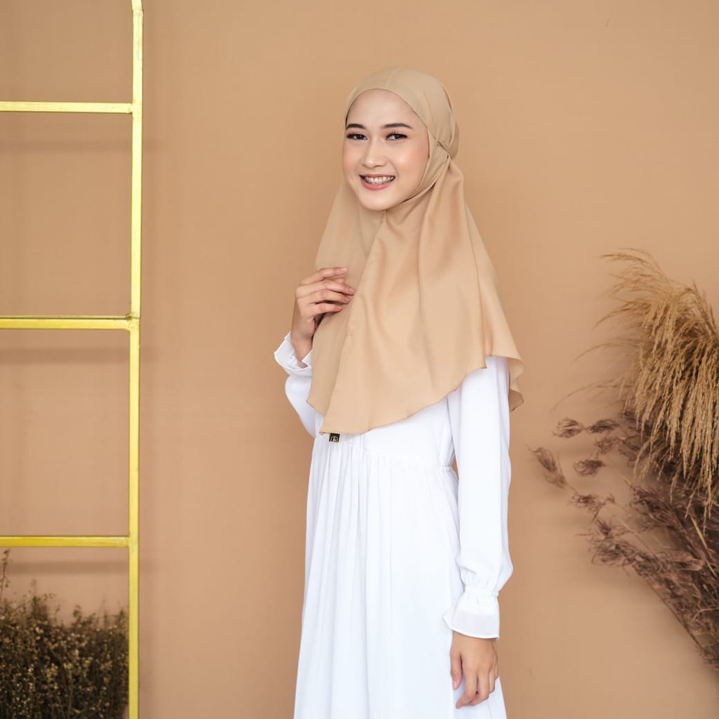 BERGO KHIMAR TANPA PET TALI HIJAB INSTAN BERGO JILBAB KERUDUNG INSTAN INSTANT TANPA PET AS LANCIP