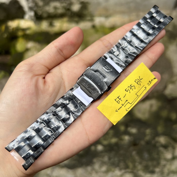 Strap tali jam tangan casio original EF-535BK 1A band EF 535BK