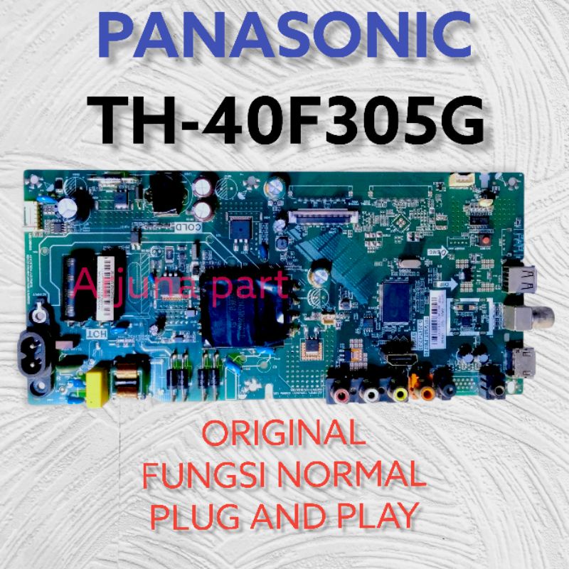 MAINBOARD TV PANASONIC TH-40F305G - MB TV PANASONIC TH-40F305G - MOBO - MOTHERBOARD - MODUL - MESIN 