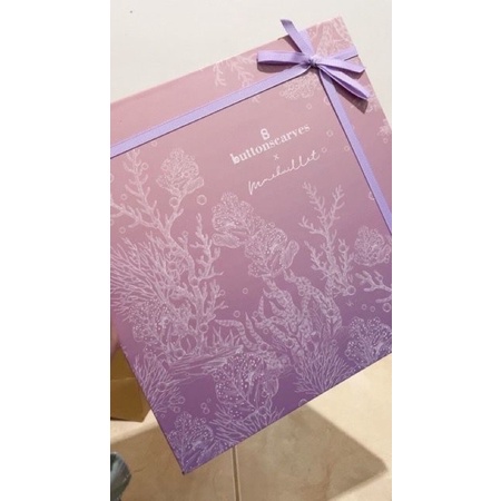 Buttonscarves el mar minorca PINKY SKY voal