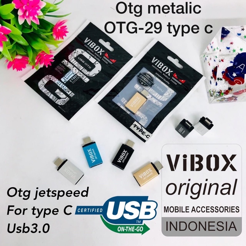 OTG JETSPEED OTG METALIC OTG-29 VIBOX FOR SMARTPHONE TYPE C