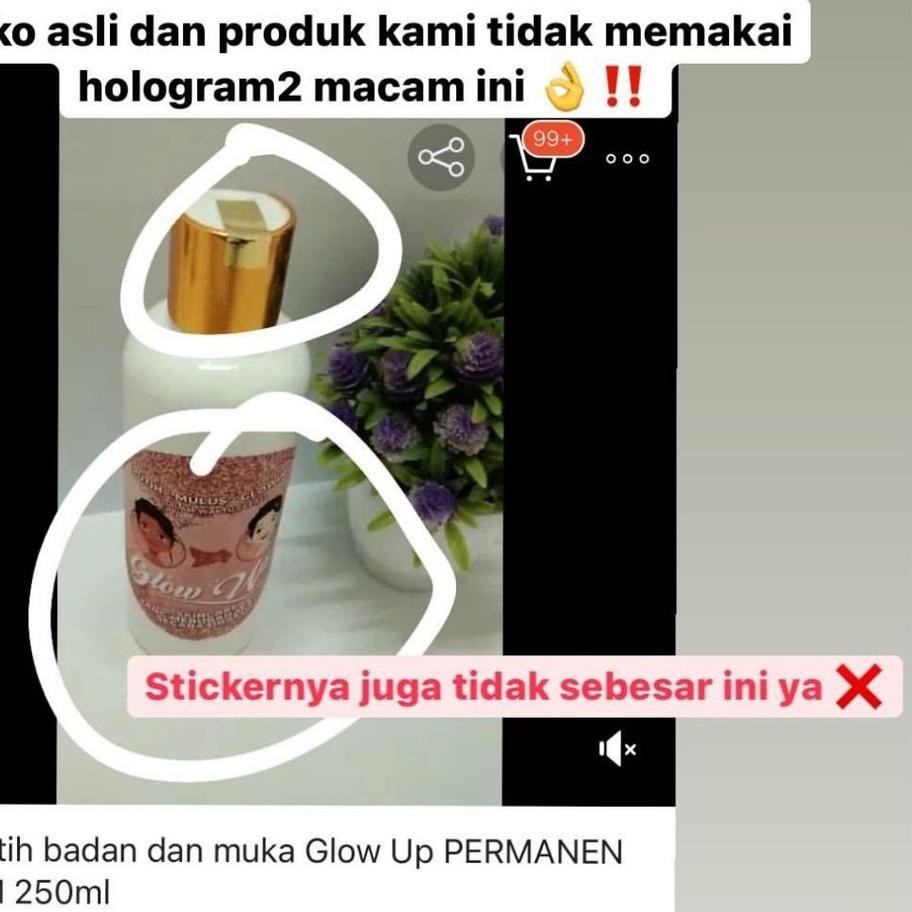 ☮➲.[ PROMO  ] glow up | glowupindo | 3PCS.Harga.mumer