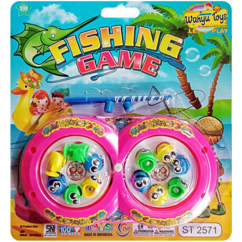 PROMO Mainan Anak Pancingan Magnet Pancing Putar Fishing Game / Mancing Mania Murah SNI