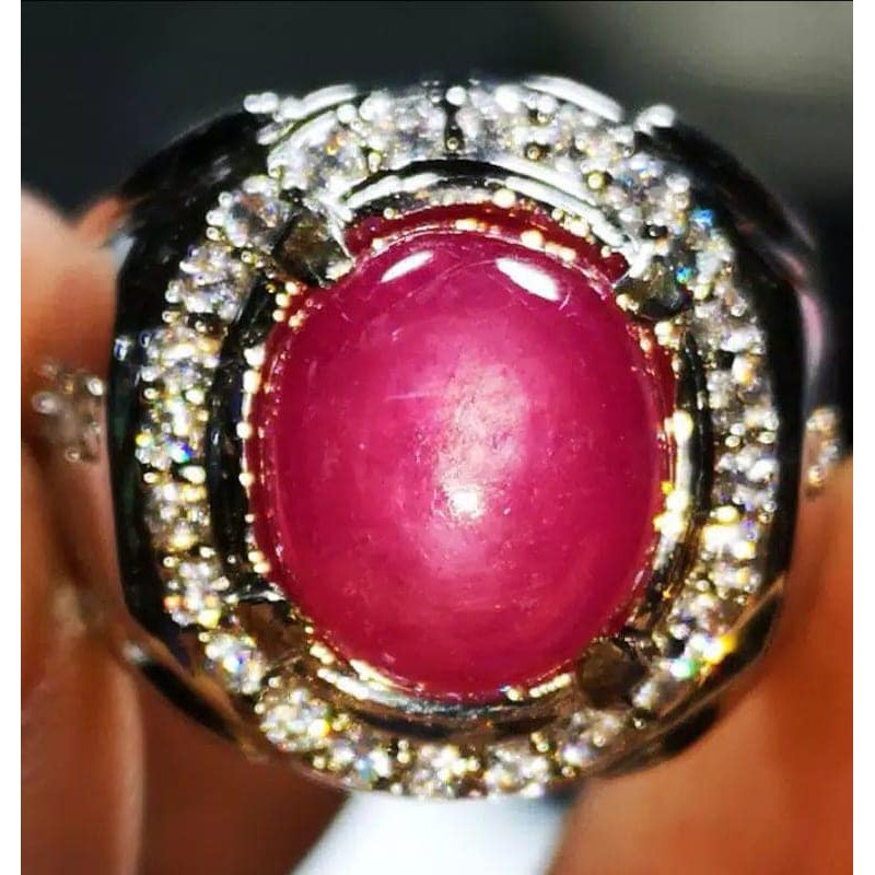 Natural Red Ruby Star Burma Fatkwa Kristal