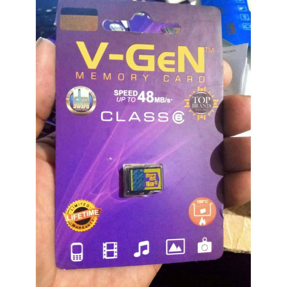 Razoqy / Memory Card 16 Gb V-Gen / Kartu Memori Kapasitas 16Gb