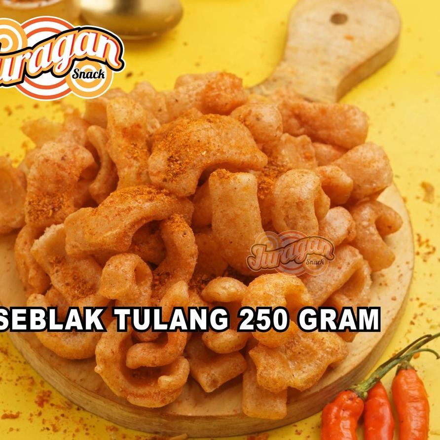

〖3.3 Fasion sale〗 KERUPUK SEBLAK TULANG PEDAS 250 gram snack kiloan makanan ringan jajanan cemilan camilan pedas asin gurih murah [Original]/〖3.3 Fasion sale〗/〖3.3 Flash Sale〗/Star 3.3/〖COD⭐〗