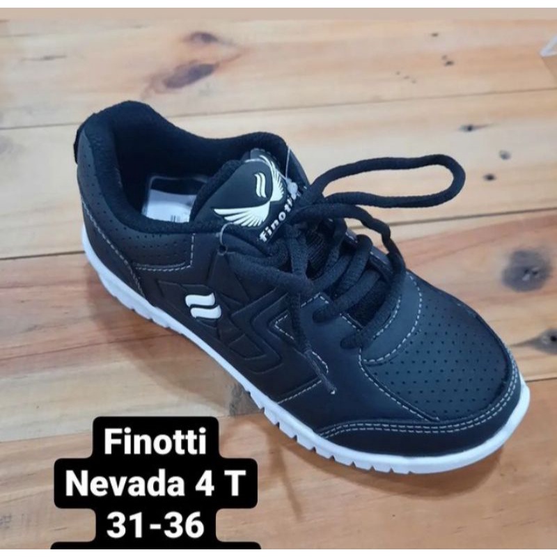 Sepatu Sneakers Anak Laki-laki Finotti Nevada 4 T Black 31-36