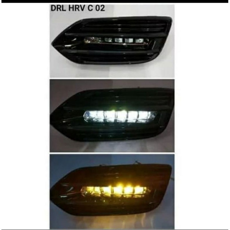 DRL LED Foglamp HRV 2018 2019 2020 2021 2022 SEBELUM FACELIFT MODEL PRESTIGE