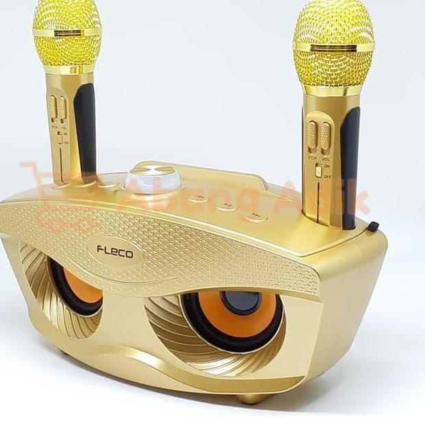 Fleco Fl 311 Karaoke Speaker Dengan 2 Mikrofon Bluetooth H62_7Ylcb5