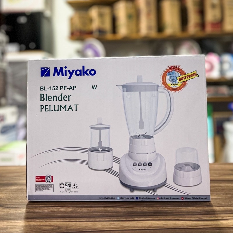 Blender Miyako 3 in 1 BL-152PF bahan fiber plastik Garansi resmi 152 PF