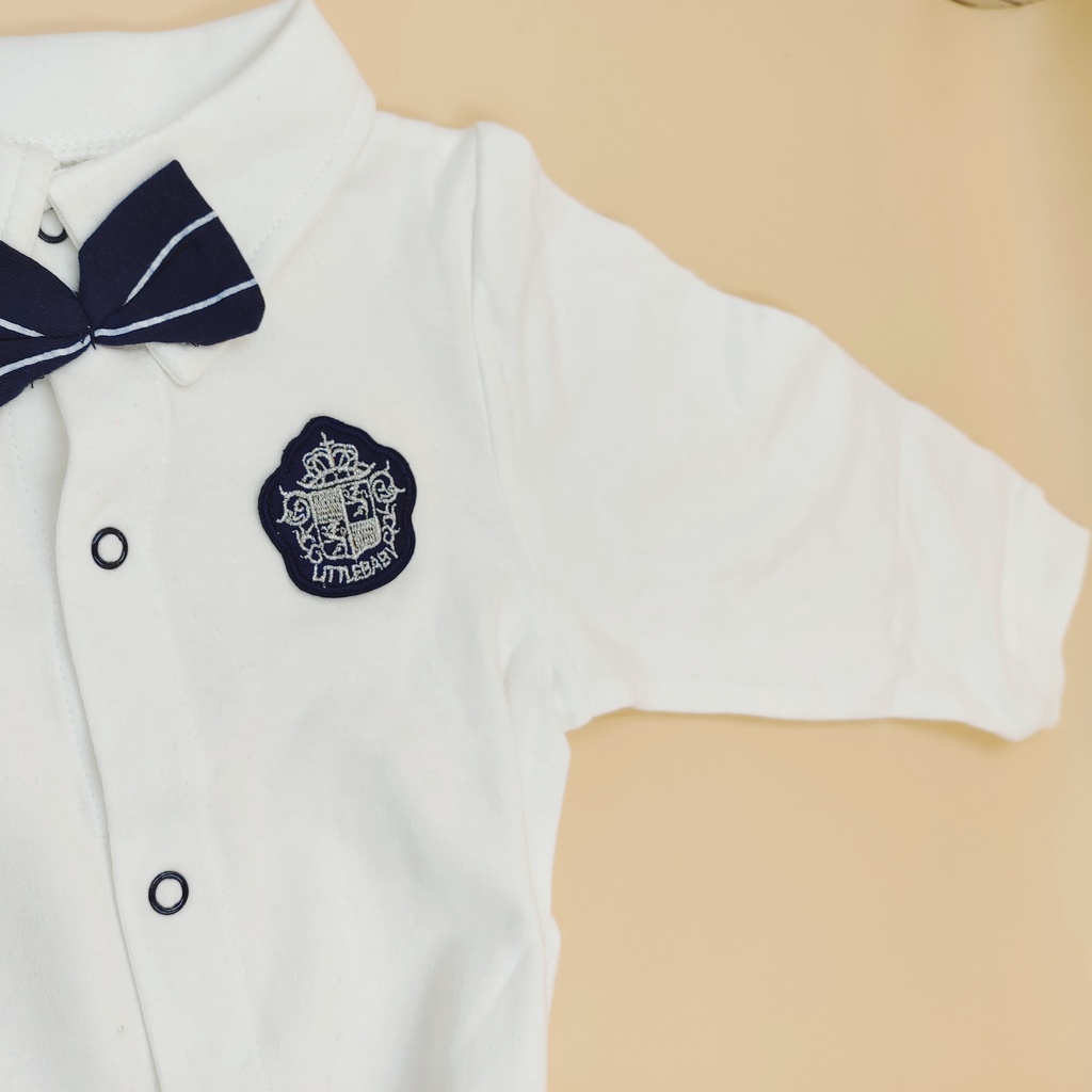 12.12 SALES!Jumpsuit Bayi Anak laki-laki Baru Lahir Dasi Lengan Panjang Pria Baju Monyet Pakaian Baby Romper 3-18Bulan