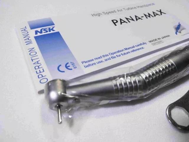 Dental Handpiece hight speed 4 hole . Panamax pana max push button nsk ceramic . Kunci