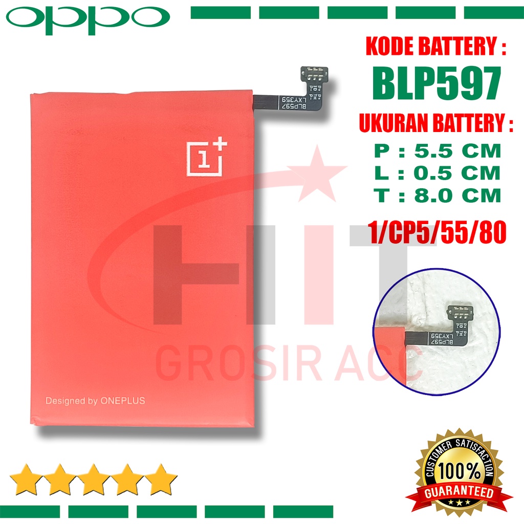 Baterai Battery Ori For One Plus 2 BLP597